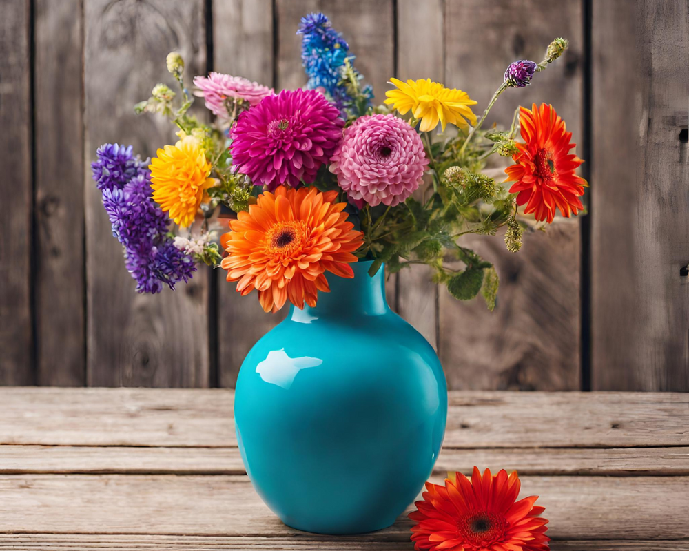 Fonte: Canva vaso flores primavera colorido